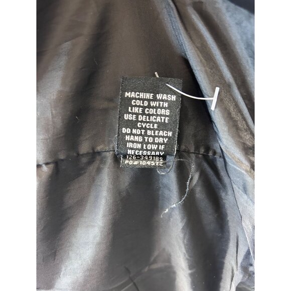 Jou Jou Womens Black & White Houndstooth Double-Breasted Coat Size L - Picture 8 of 9